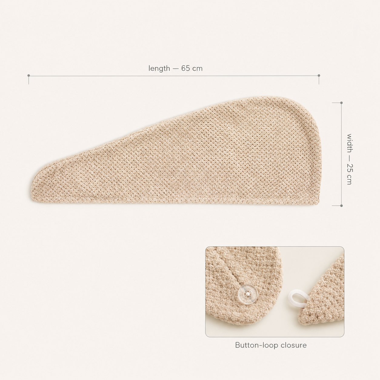Microfibre Hair Towel Wrap