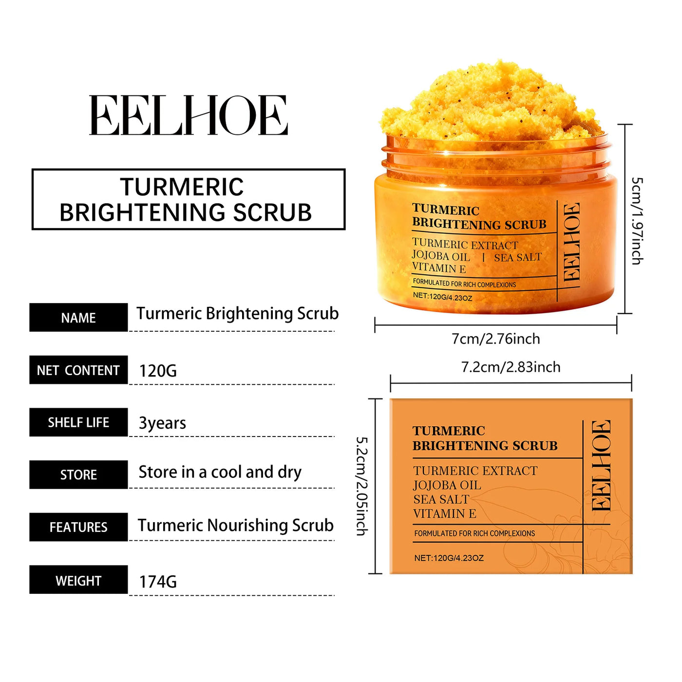 Turmeric & Sea Salt Body Scrub